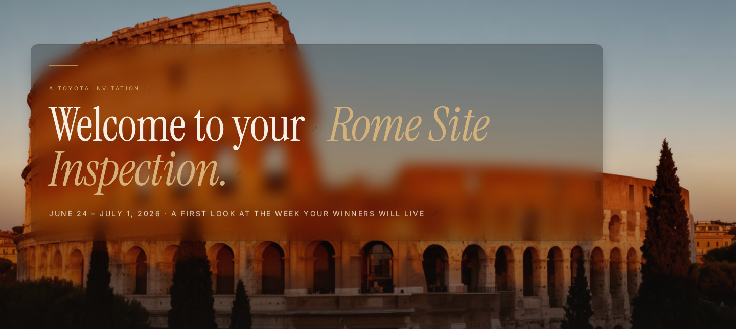 Rome inspection cover